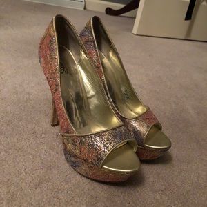Carlos by Carlos Santana Peep Toe Pumps